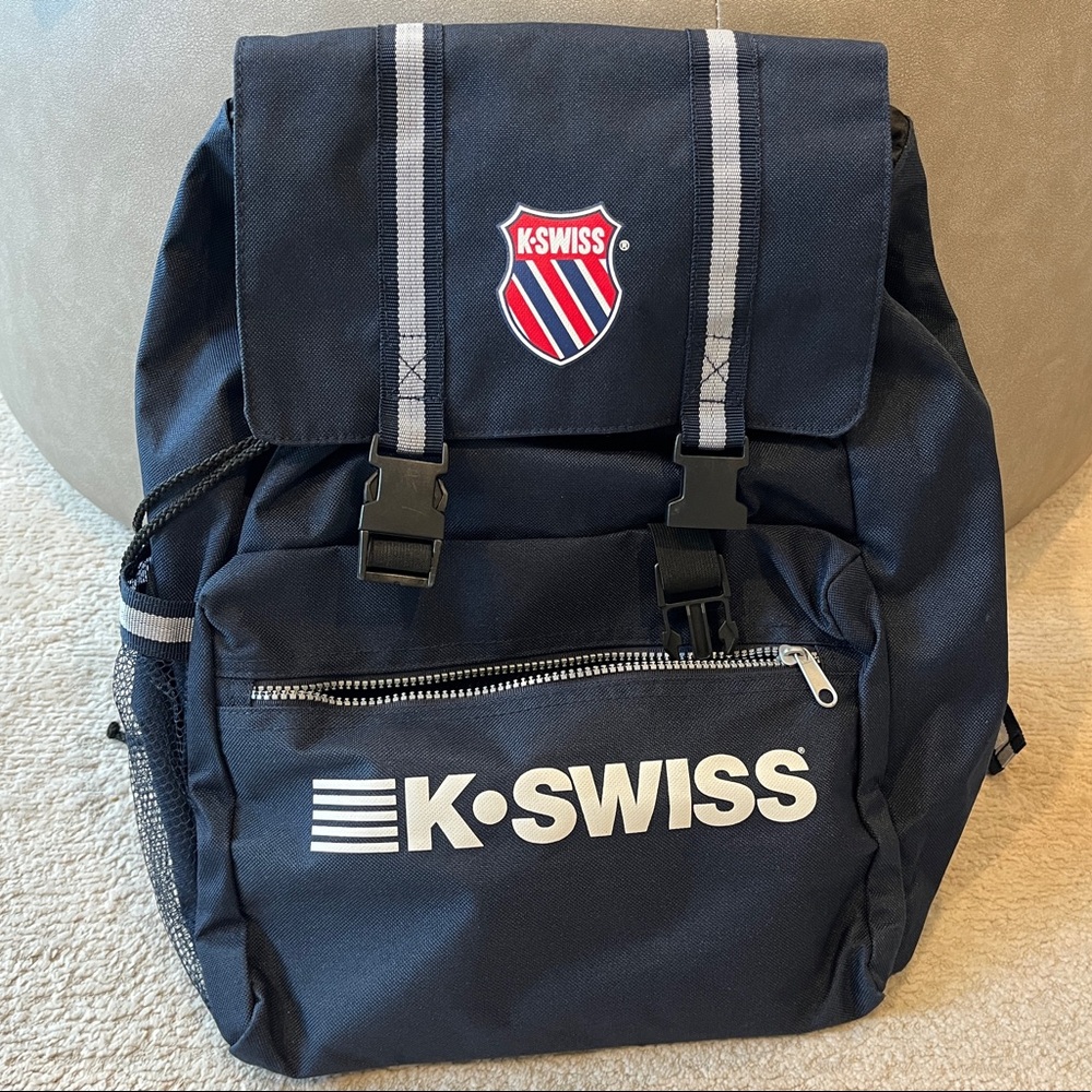 Navy Flap Backpack